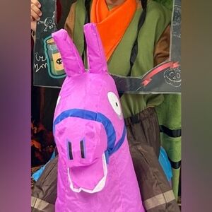 Fortnite Giddy Up Inflatable Llama Costume Youth OS Halloween Batteries Included